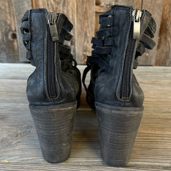 Free People Carerra Woven Leather Shoes / Booties - Picture 7 of 9